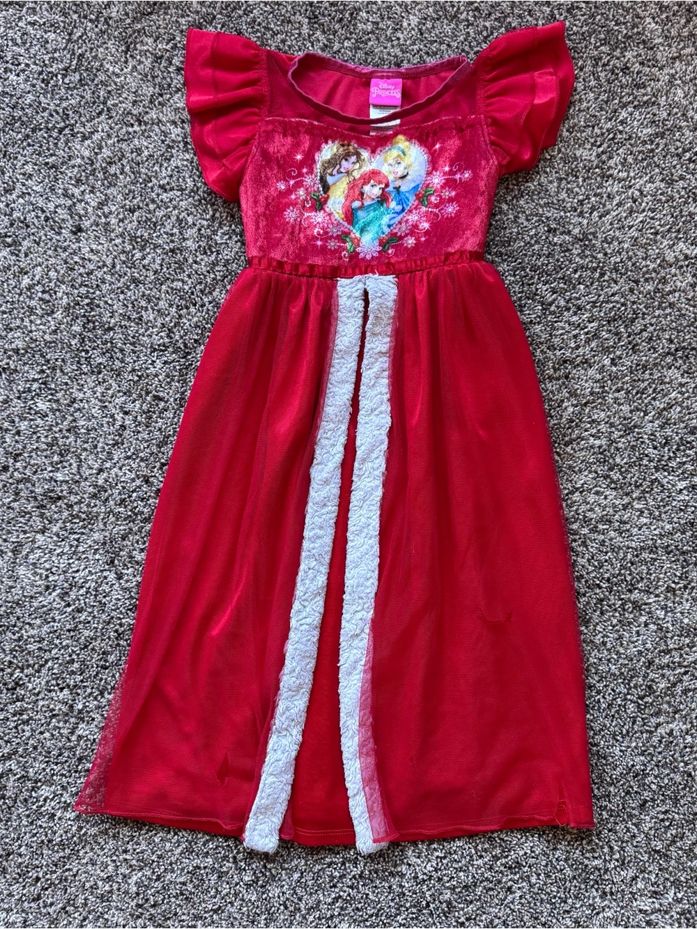 Red Girls' Costume Nightgown